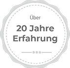 Über 20 Jahre Erfahrung